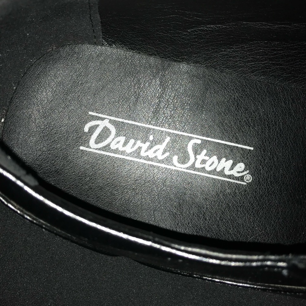 David Stone black shoes
